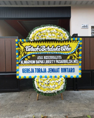 Papan Bunga Duka di Cengkareng Barat